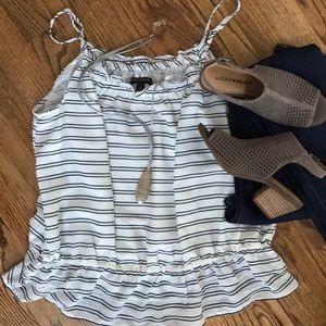 Banana Republic size M peplum top